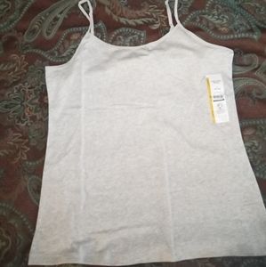Grey Time and True adjustable straps camisole